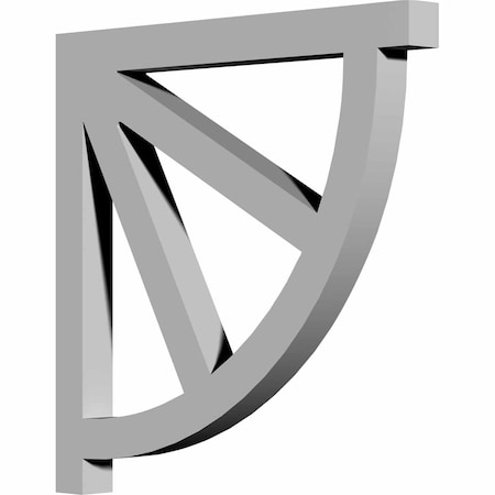 Ekena Millwork 1"W x 12"D x 12"H Wakefield Bracket BKT12X12X01WA